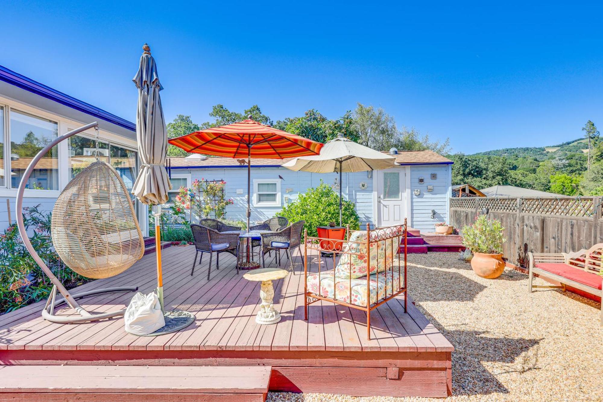 Romantic Casita With Garden And Deck 2 Miles To Plaza! ソノマ エクステリア 写真