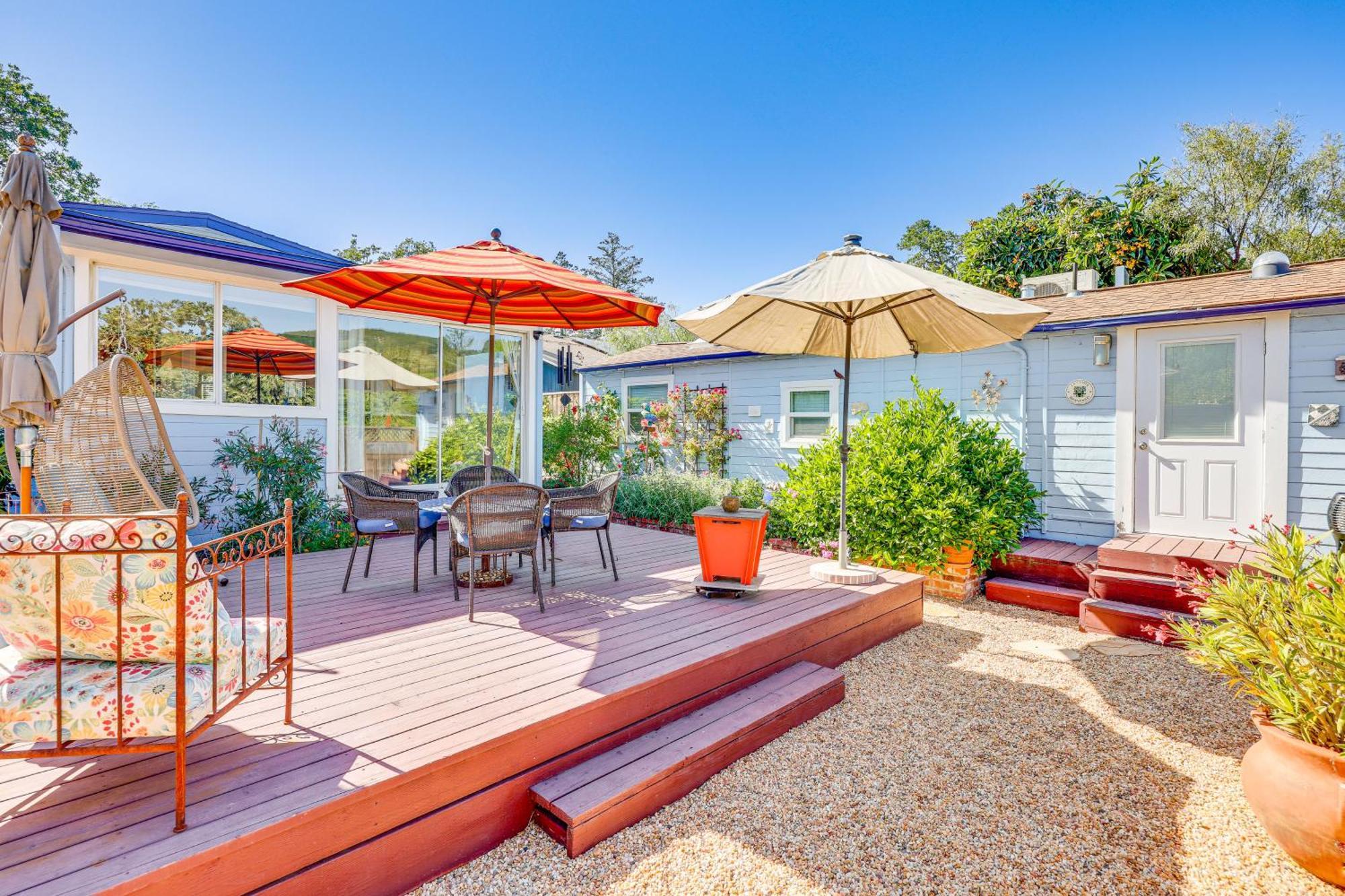 Romantic Casita With Garden And Deck 2 Miles To Plaza! ソノマ エクステリア 写真